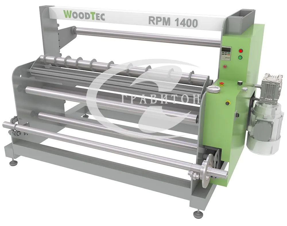 Станок для резки рулонных материалов с перемоткой WoodTec RPM 1400