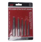 Набор экстракторов забивных (5 предметов) 1/8", 3/16", 15/64", 5/16", 3/8" Cr-Mo JTC