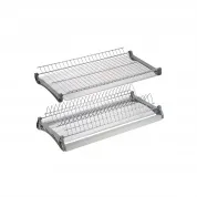 Сушка для посуды с алюминиевым профилем хром 500 мм