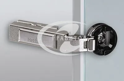 Петля Intermat 9904 W45-Т1-К6 , для накладных стеклянных дверей, с углом корпуса 45*