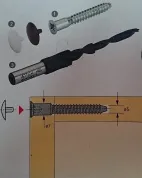 019 446  Сверло ступенчатое для стяжки Direkta