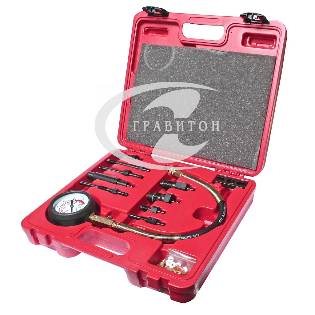 Компрессометр для дизельных двигателей с набором адаптеров JTC /1/6