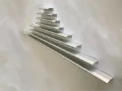 Ручка торцевая закругленная 096/120, ширина 40 мм (800), алюминий