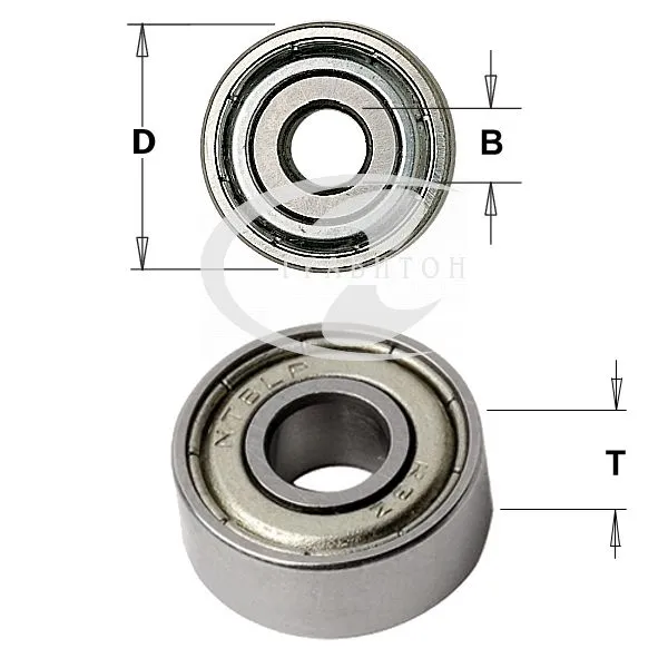 791.003.00/65 подшипник D=12,7/4,76x5 не упак