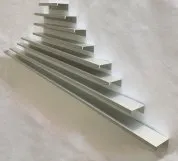 Ручка торцевая прямоугольная 2*352/800, ширина 32 мм (240), алюминий