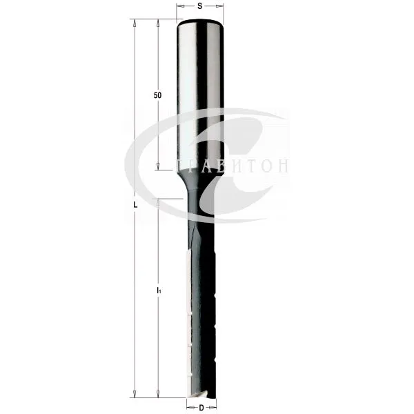Фреза HL для долбежного станка 6x50x105 Z=2 S=16 RH