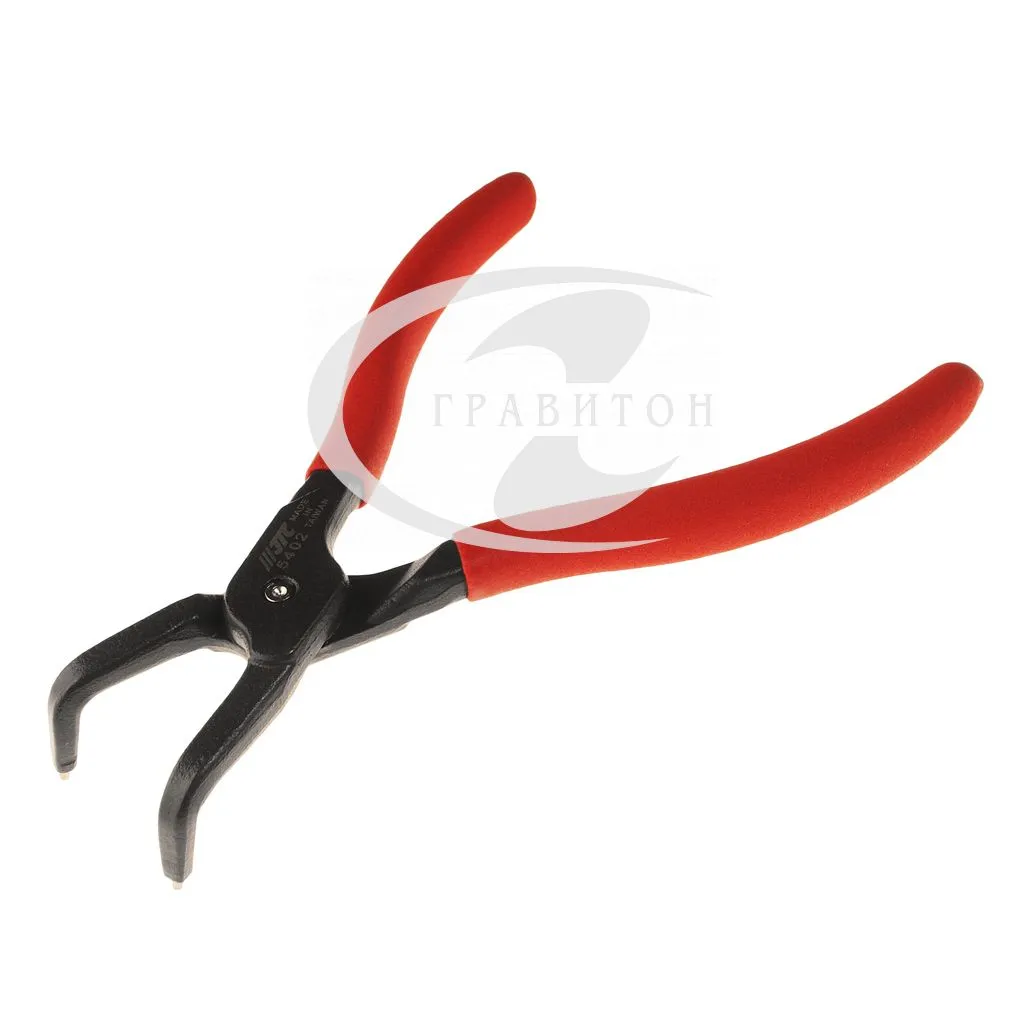 Съемник внутренних стопорных колец зажимной гнутый длина 180мм JTC