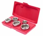 Набор съемников масляных фильтров ("чашки") в кейсе 5шт JTC /1