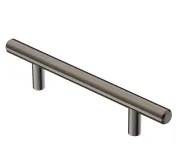 Ручка-рейлинг, d=12мм, 96мм, черный хром