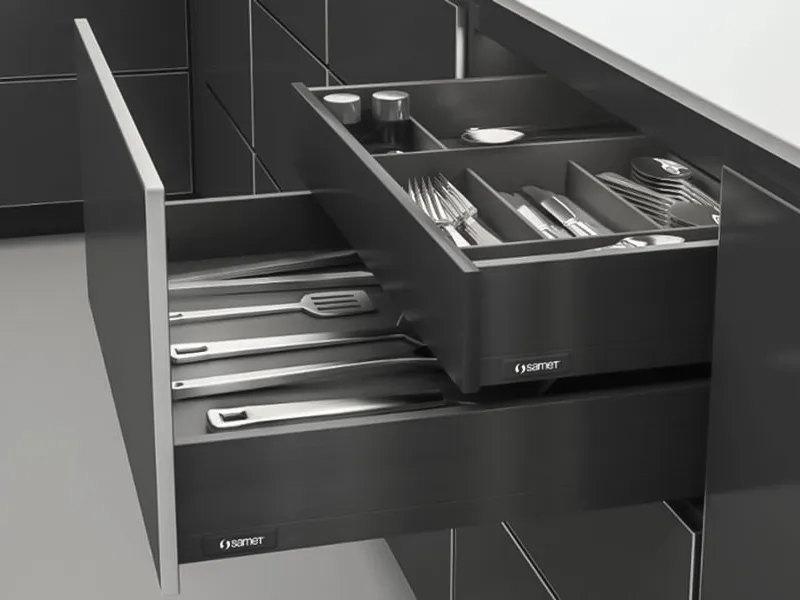 Комплект Smartflow (FLOWBOX H106) 350 мм Lock-Fix 58/16, антрацит