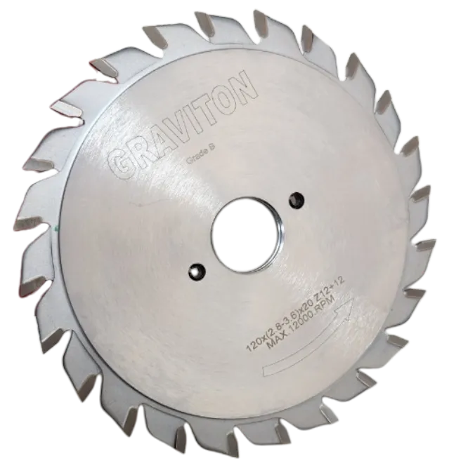 Пила дисковая подрезная 120*2,8-3,6*20*12+12  ATB Grade B Graviton 