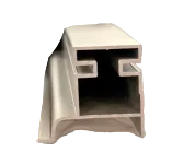 Профиль вертикальный боковой Хром матовый L= 5.4м.GOLA 