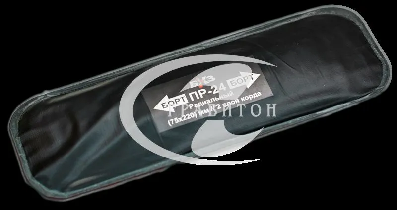 Пластырь ПР-24 хв (Пластырь резинокордный для ремонта радиальных шин) 75x220 - 2 сл.корда