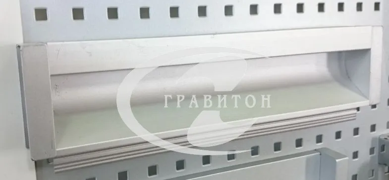 115029 Ручка-профиль CAPRIS, под запрессовку, длина 200 мм, для панели 19 мм, алюминий анодированный