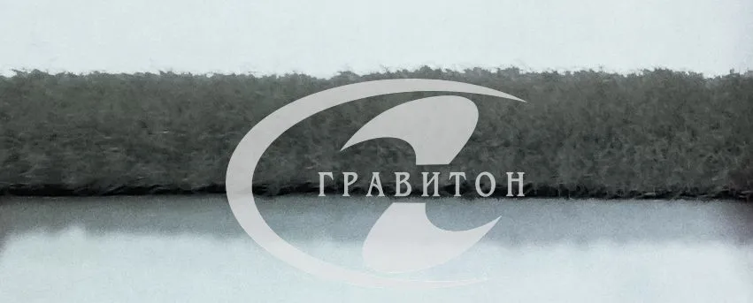 Щетка самоклеющаяся темно серая 7х6мм моноколор 4Р