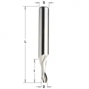Фреза спиральная по алюминию HSS+Co Z1 S=8 D=4x12x60 RH