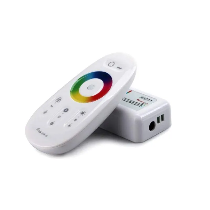 RGB-контроллер сенсорный NewTouch белый пульт 2.4G 12/24V 18A