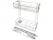 Бутылочница 200 с доводчиком / Н35 направляющие шариковые