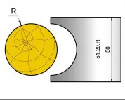 51.29.20 Ножи для черенков R=20 мм. Иберус