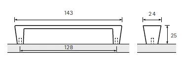 ruchka-skoba-mezhosevoe-rasstoyanie-128-mm-tsink-pokrytie-glyantsevyy-khrom