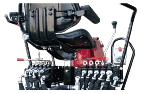 Автоматический поворот аутригеров на 45°