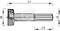 184676 Сверло с цилиндрической головкой D.15 L1=57.5 S=10 RH HW Leuco