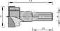 178979 Сверло чашечное HW 20*70/26*10 L  Leuco
