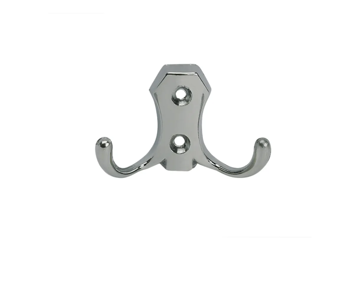 Крючок 2313 AL 2-х рожковый, хром