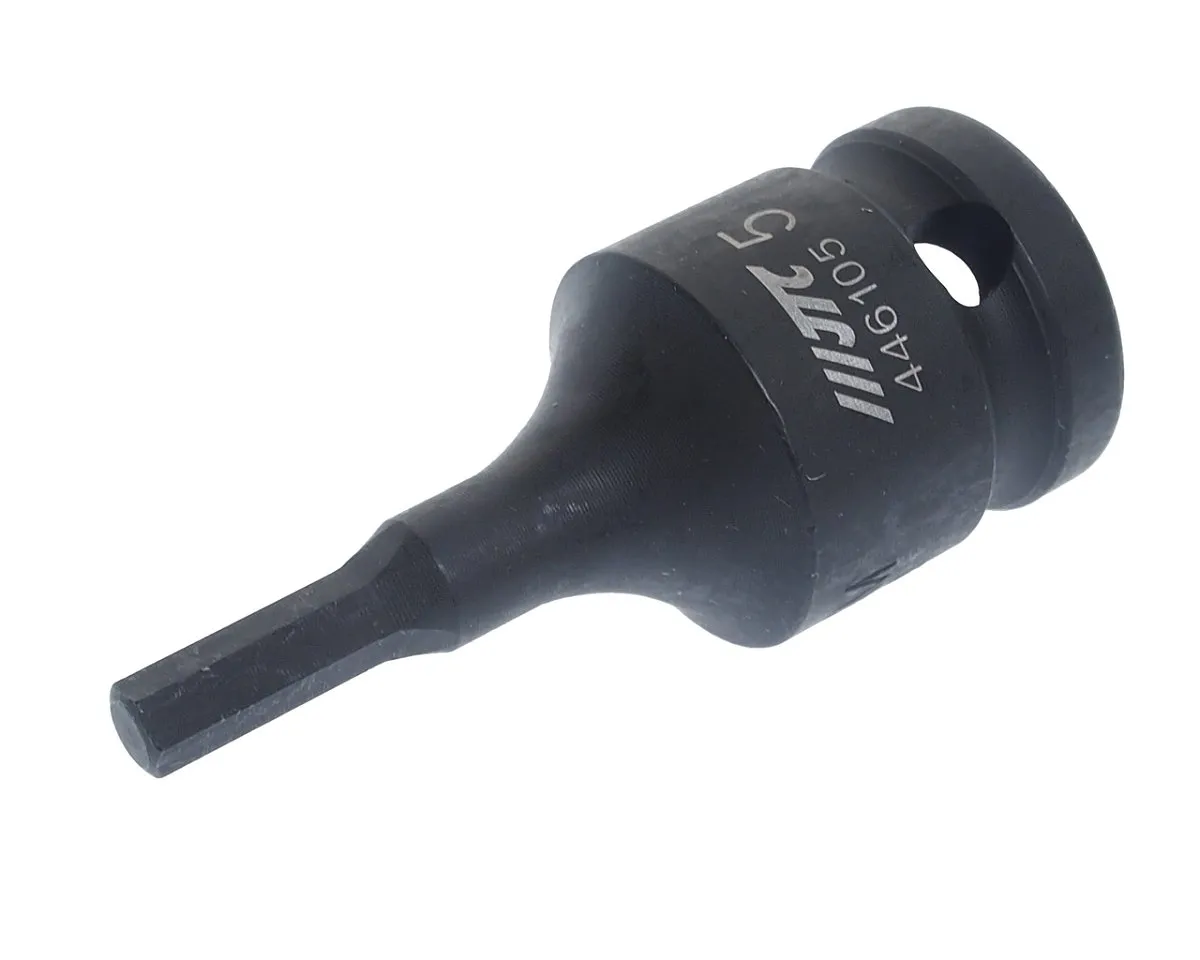 Головка торцевая ударная HEX 1/2" H-5, диаметр 25, длина 60мм  JTC /1