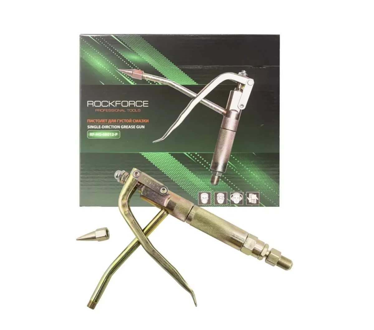 Пистолет Rock Force пневмо к установке для нагнетателя густой смазки RF-HG-68012-P