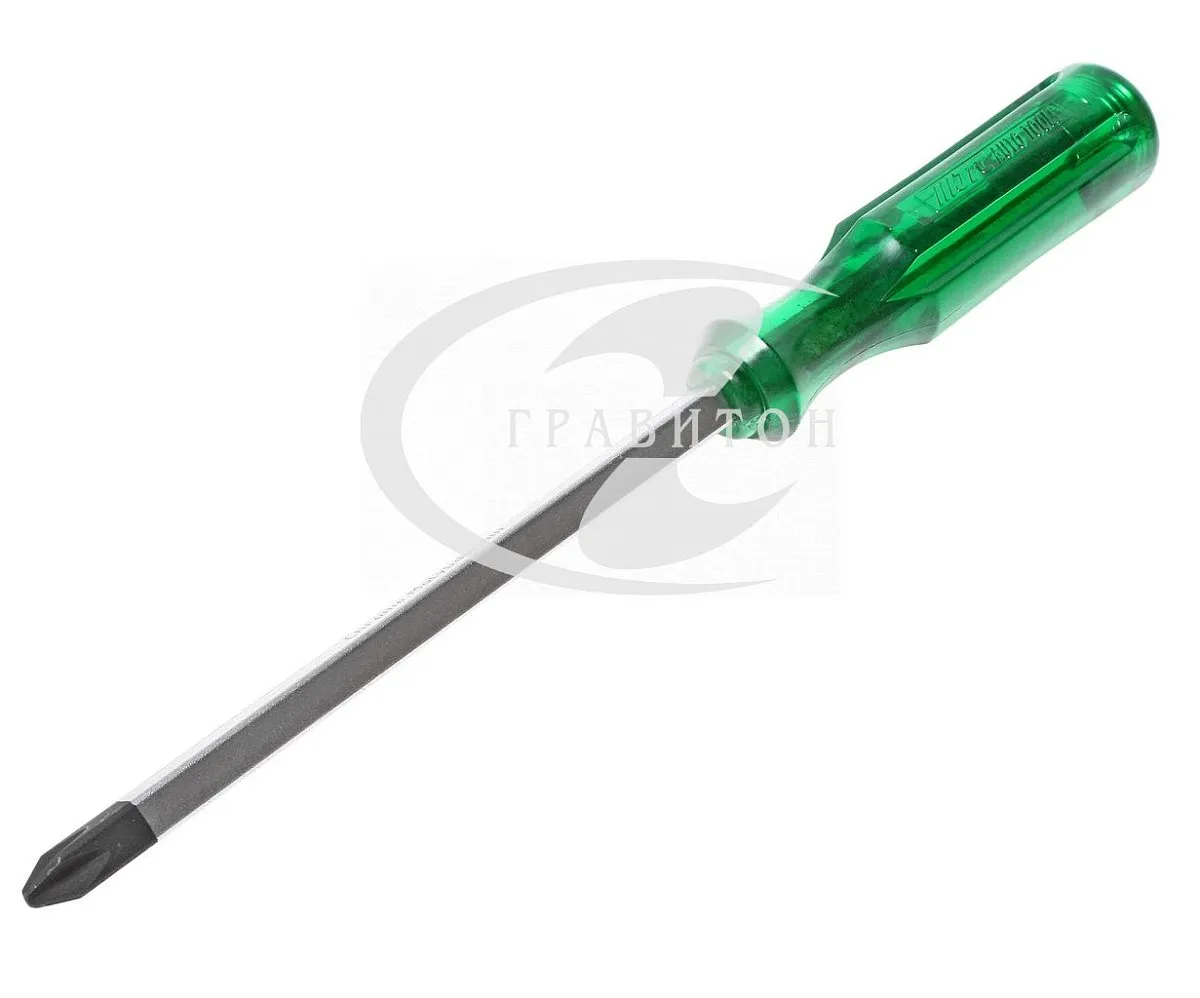 Отвертка PHILIPS со сквозным стержнем PH2 х 150мм JTC /1