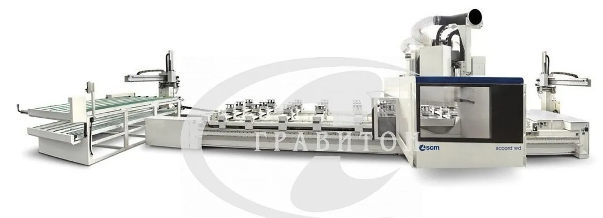 Обрабатывающий центр с ЧПУ для домостроения Accord wd