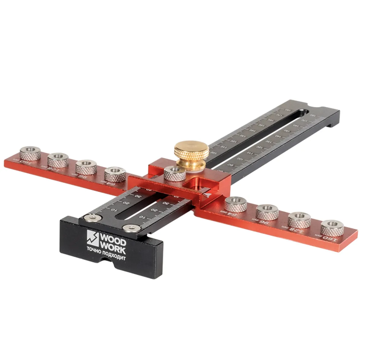 Кондуктор для установки мебельных ручек  64,96,128,160 мм