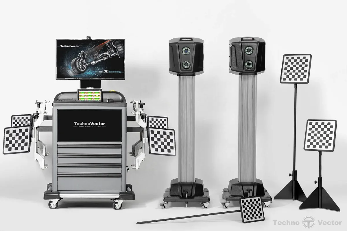 Мобильный стенд сход-развал 3D для грузовых автомобилей Техно Вектор   7 Truck P 7204 HT MC4