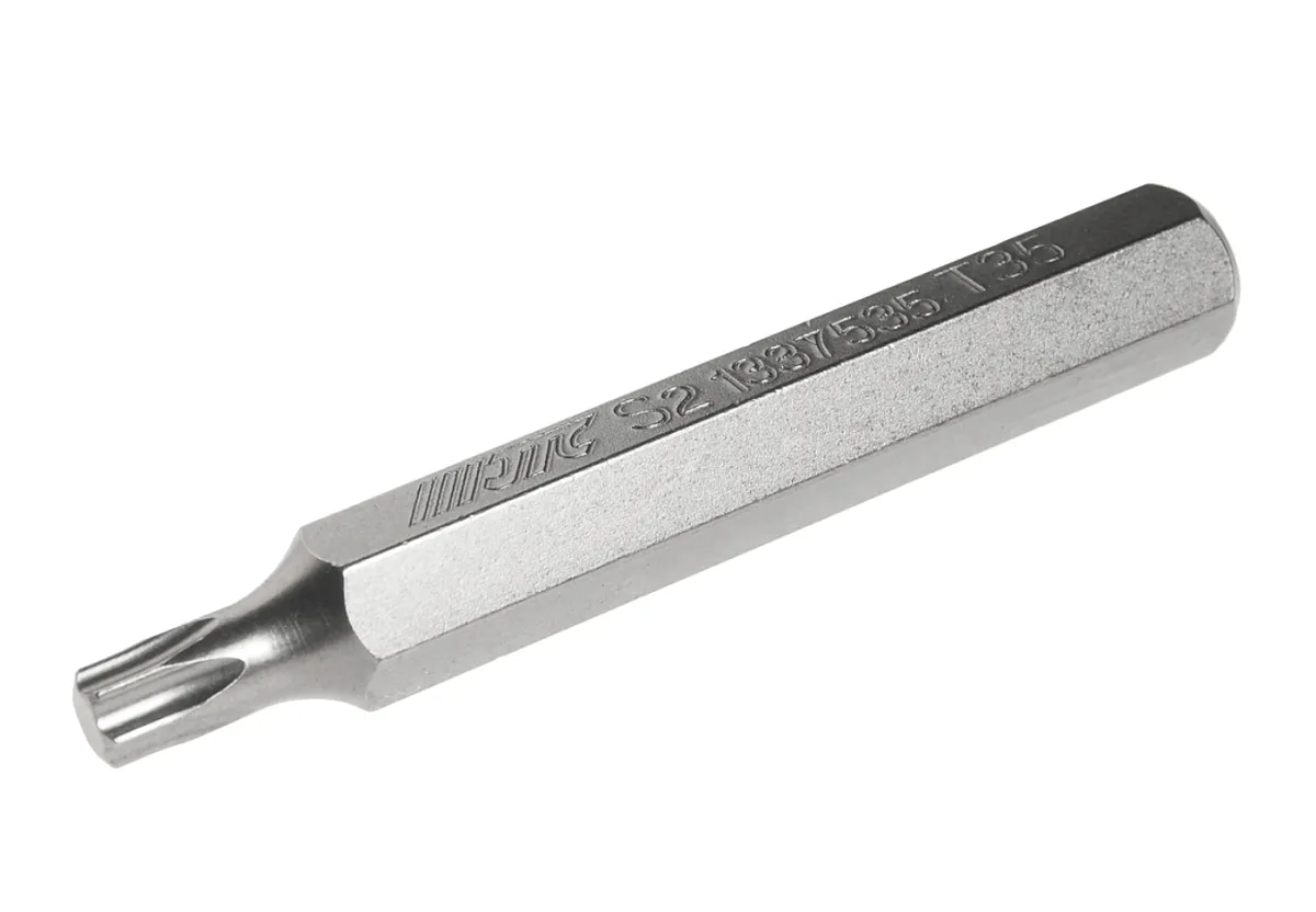 Бита 10мм TORX удлиненная T35х75мм S2 JTC