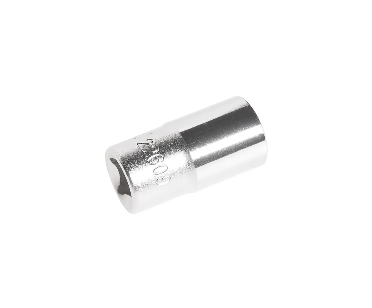 Головка торцевая 12-гранная 1/4" х 9мм, длина 25мм JTC /1/20/1000