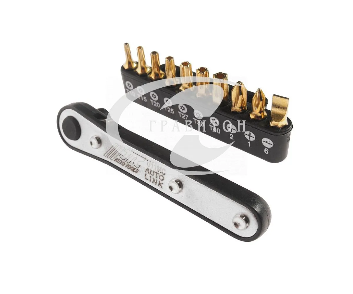 Трещотка с насадками (11 ед.)  JTC