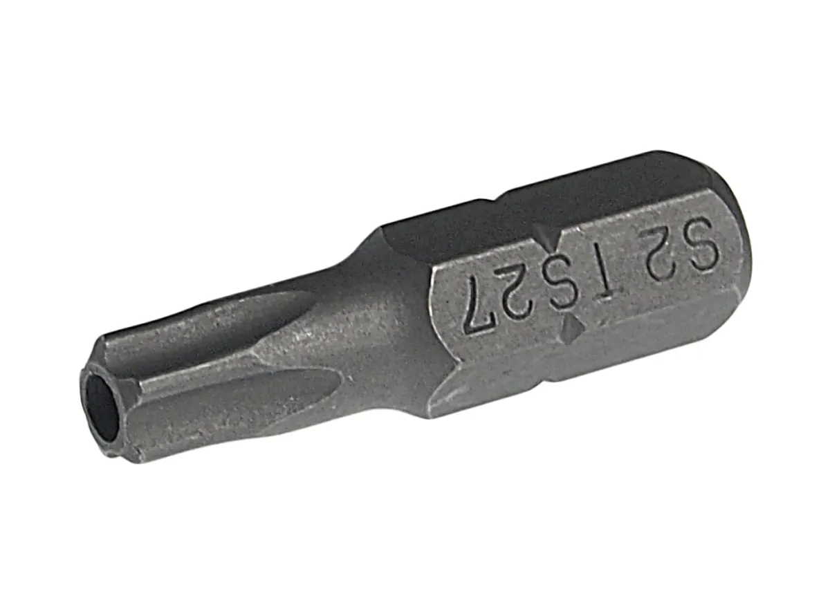 Бита 1/4"DR 5-гранная TORX с отверствием TS27Hх25мм JTC
