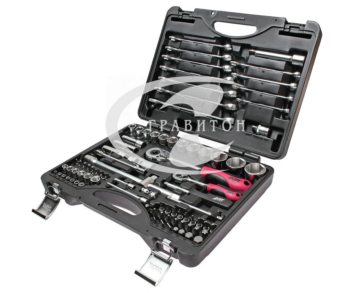 Набор инструментов 1/4" & 1/2" 6-гранный (в кейсе) 85 предметов JTC /1/3