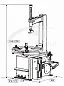 Шиномонтажный стенд полуавтоматический, рабочий диапазон 10-24 дюйма, 220В