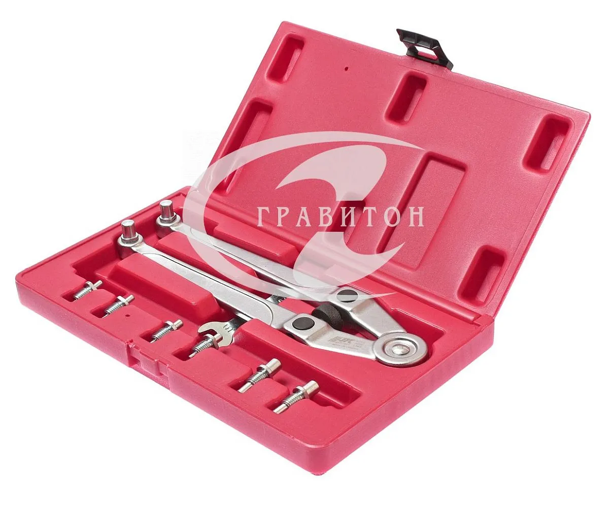 Фиксатор шкива универсальный, длина 250мм, рабочий диапазон 19мм (в кейсе)