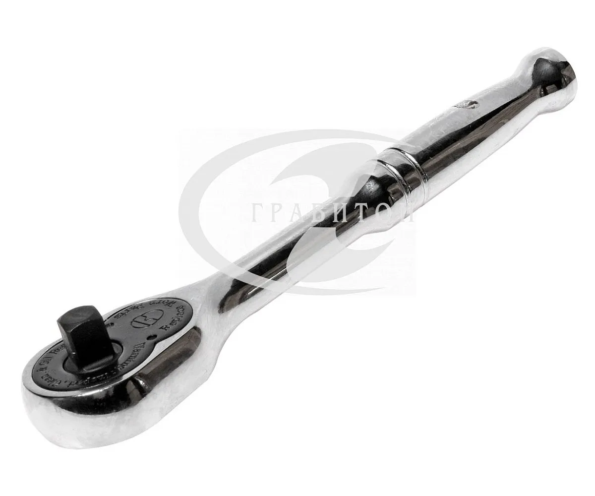 Трещотка 1/4" 36-зубцовая с металлической рукояткой, длина 128мм JTC /1/100