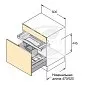 Система сортировки отходов за фасадом ящика InnoFlex 600