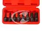Набор головок ударных HEX 1/2" H5-19мм , длина 60мм (в кейсе) 8шт JTC