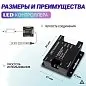 RGB-контроллер сенсорный 5 клавиш черный пульт 12/24V 18A