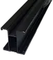 Вертикальный профиль Х Черный матовый L= 5.4м