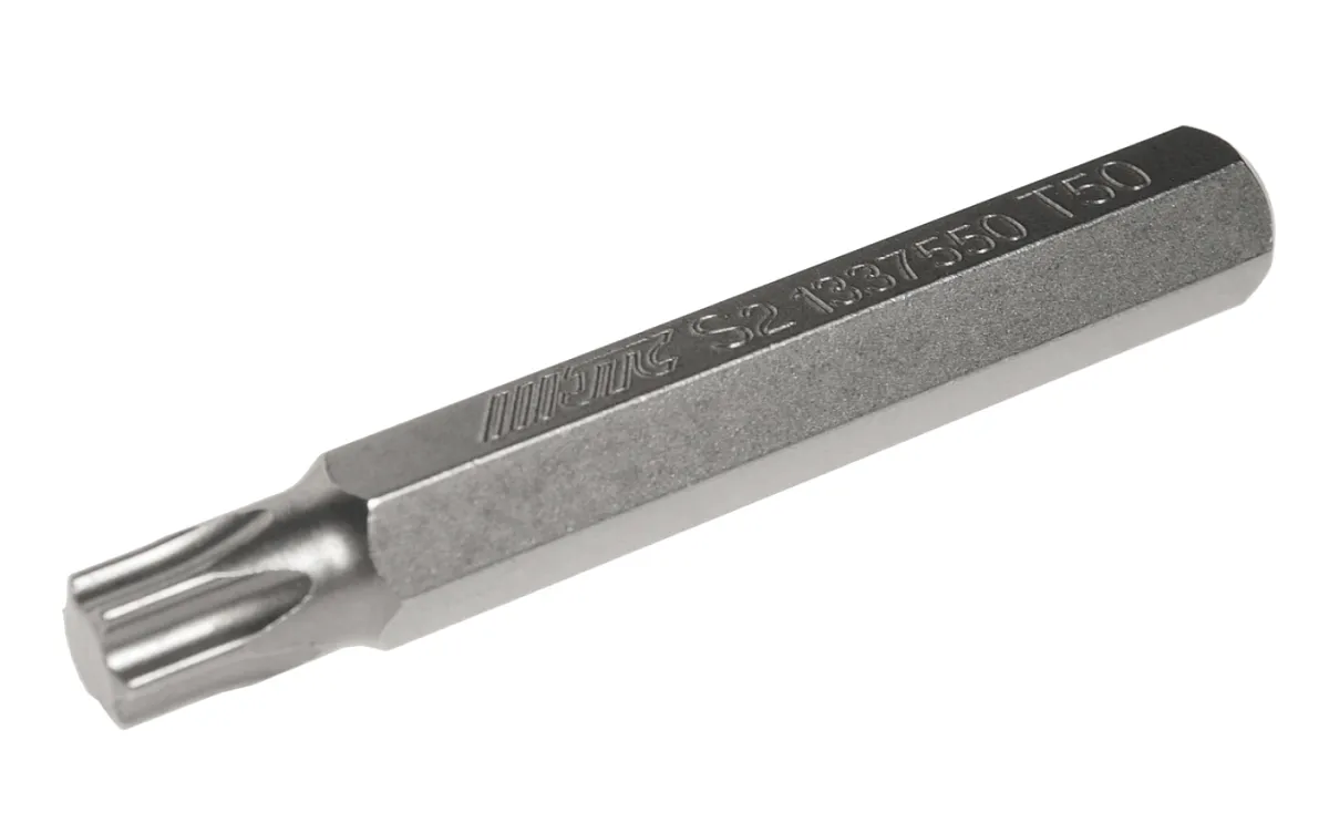 Бита 10мм TORX удлиненная T50х75мм S2 JTC