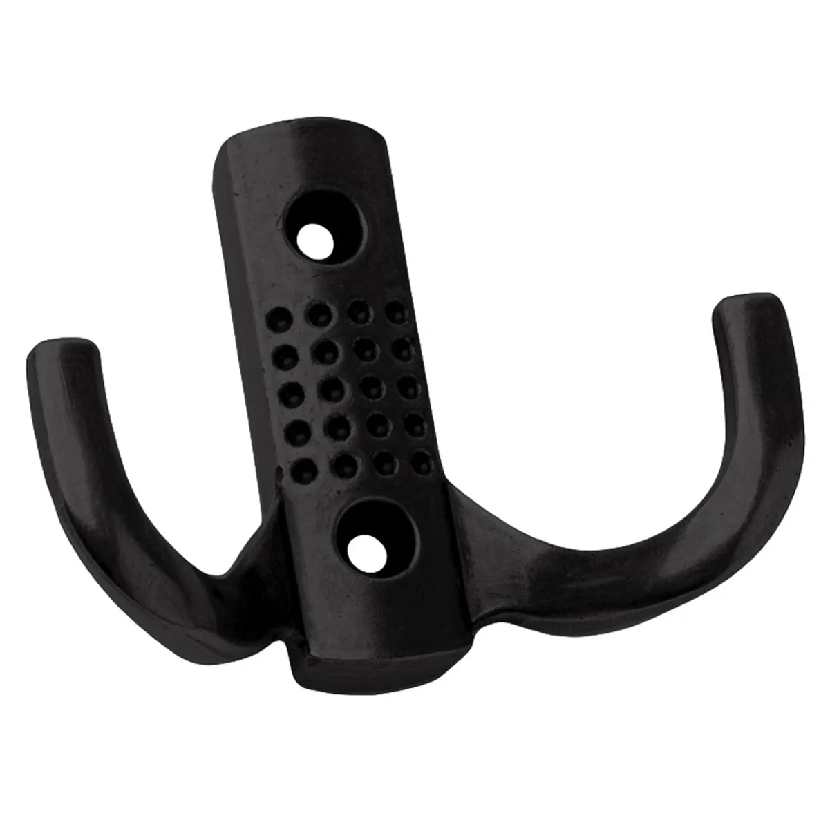 Крючок 2-х рожковый, мат.черный