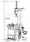 Шиномонтажный стенд автоматический, рабочий диапозон 10-24 дюйма, 220В