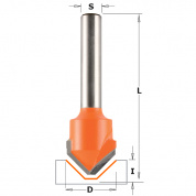 Фреза пазовая c углом 135гр. (ALUCOBOND) S=8 D=18x3,3